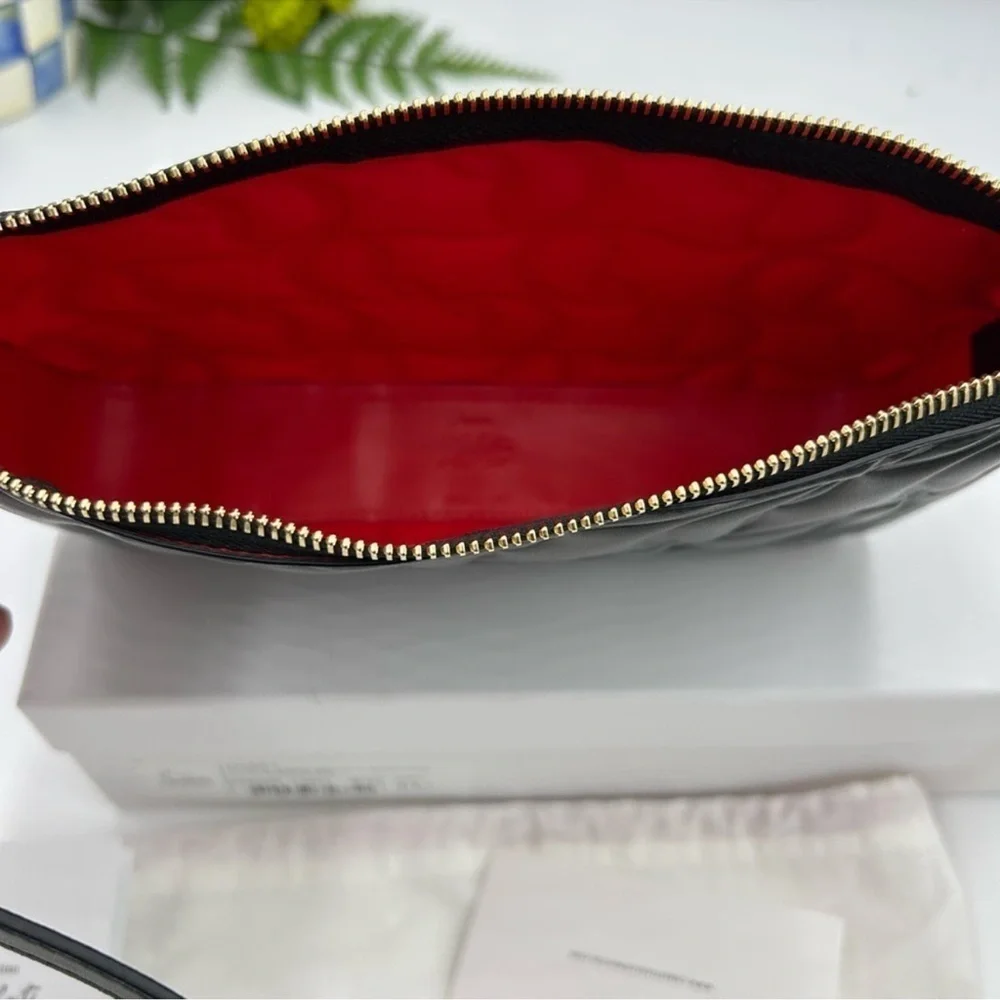 Women’s Christian Louboutin shoulder bag CL embossed Napa leather made i…